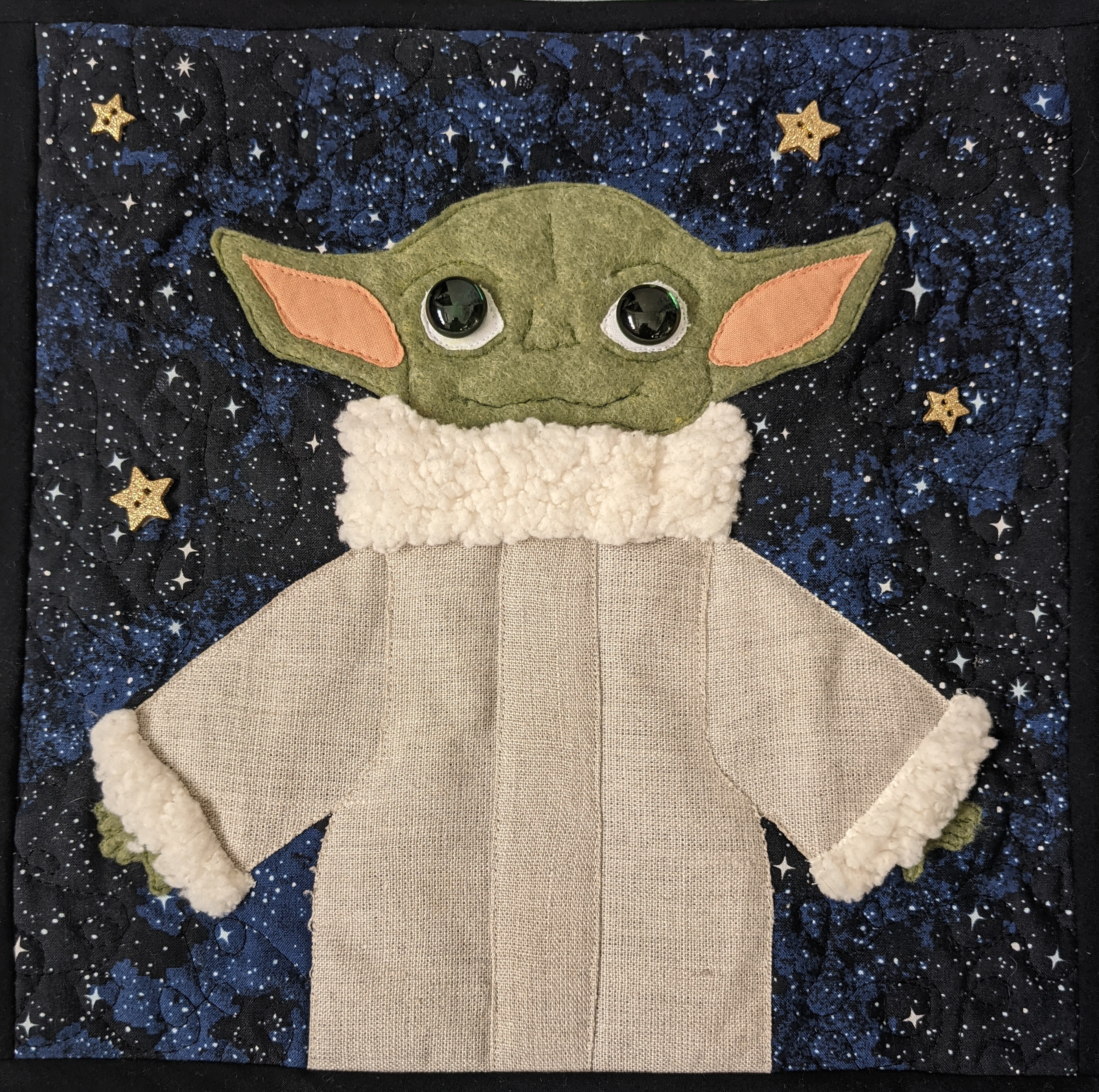 Baby Yoda in Space